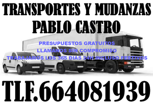 TRANSPORTES Y MUDANZAS PABLO