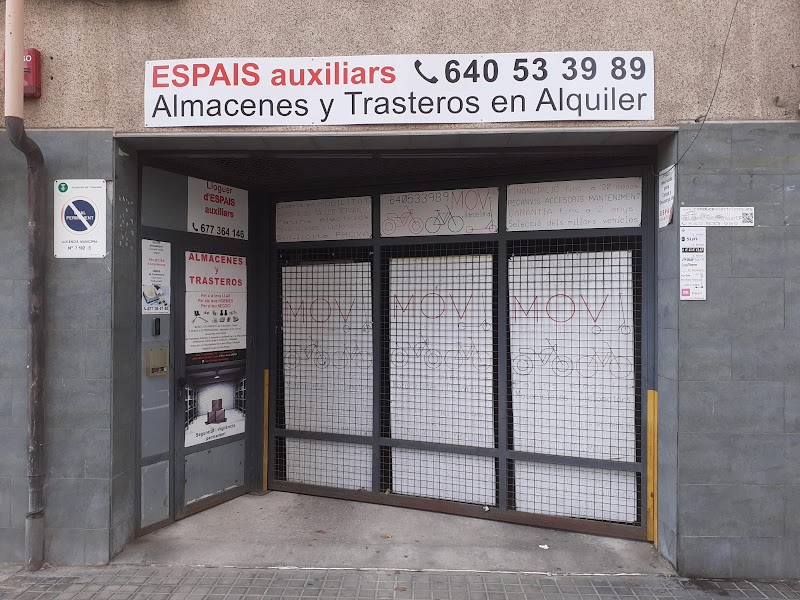 Espaix auxiliars ALMACENES Y