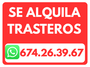 SE ALQUILAN TRASTEROS