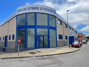 Blue Stripe Storage