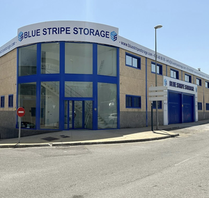 Blue Stripe Storage
