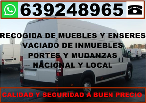 portes, mudanzas y vaciados